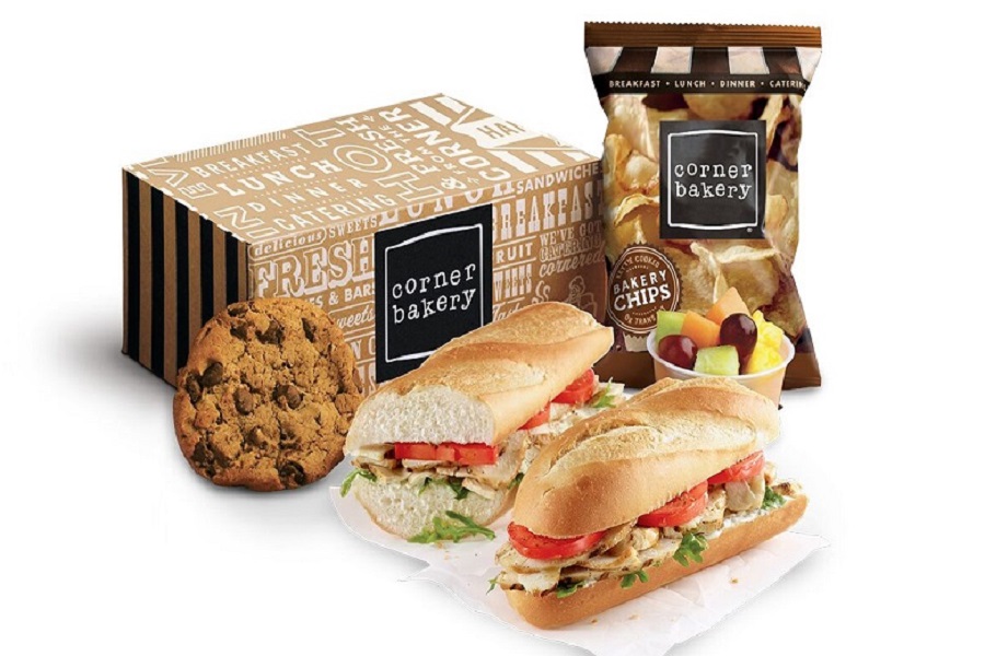 Configure Sandwich Box w/ Chips Corner Bakery Cafe catering